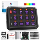 Rgb 12 Gang Switch Panel Kit on off Electrical Relay System Marine Boat 12 24v