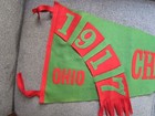 1917 Chippewa Lake Ohio Souvenir Wool  Pennant 35  Inches Long Sewn On Letters