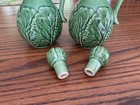 New   Bordallo Pinheiro Green Cabbage Oil And Vinegar Cruet Set