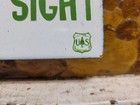 Vintage Us Forest Service Porcelain Sign Old Smokey Bear National Park No Fires