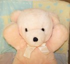 Large 18  Plush Dakin Cuddles Bear Light Pink Vintage 1979 Thailand Rare
