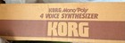 Korg Mono Poly Mp-4 44-key Analog Synthesizer With Original Box Tested Working