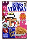 King Vitamin Cereal Metal Tin Sign Rusty Replicas Wall Home Tavern