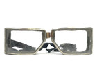 Vintage Gesco Wide Vision Goggles 1920s 1930s Steampunk Clear Glass Lenses