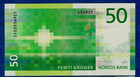 Norway 50 Kronor 2017 P-53 Unc Banknote - Utv  r Lighthouse  Solund