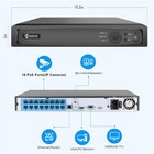 Anpviz 16ch Poe Nvr H 265  Ai Human Vehicle Detection Network Video Recorder