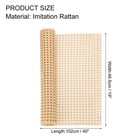 Plastic Rattan Cane Webbing Roll 19 Inch X 3 3 Ft Hand Woven Faux Woven