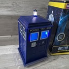 Doctor Who Tardis Projection Alarm Clock Bbc Zeon In Box Police Box Rare