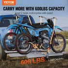 Vevor Motorcycle Carrier Scooter Dirt Bike Hitch Mount 600lbs Rack Ramp Hauler