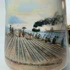 St Joseph Michigan Mi Antique Silver Beach Souvenir China Trinket Creamer