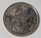Mauritius 25 Rupees 1975 Km  40a Queen Elizabeth Ii  1953 - 1986  Silver  925