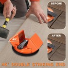 2 Pack Floor Gap Fixer Tool Suction Cup Plank Installation Repair Kit Orange