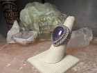 Amethyst Gemstone Wish Granting Enchanted Wicca Statemet Jewelry 925 Ring 8