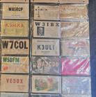 Large Lot Of 88 Amateur Ham Cb Shortwave Radio Qsl Call Cards Usa Citizens Band