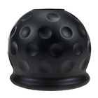 2 5-inch Diameter Universal Trailer Ball Cover  Black Pvc