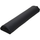 Half Round Massage Bolster Pillow 26 X 6 X 3 Inch Black Foam Vinyl Carry Handle