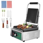 Adjustable Commercial Sandwich Press Grill Panini Maker 2200w Stainless Steel