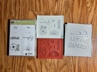 Stampin  Up Stamp Sets - You Choose - Retired Polymer  Cling  Wood