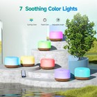 500ml 7 Led Essential Oil Aroma Diffuser Ultrasonic Humidifier Air Purifier