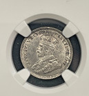 1936 Canada 10 Cent Silver Coin  Ngc Ms 64
