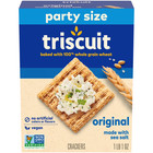 Triscuit Original Whole Grain Crackers Party Size 17oz Pack Of 3