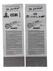 2 Michael Jackson History Tour Huge Concert Tickets Unused Rare Bremen Cologne