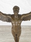Bronze Statue Icarus Winged Sculpture Acbuy Decor Marble Sun Art Man Rare