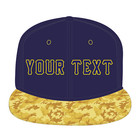 Personalized Embroidered Baseball Hat Snapback Cap Camouflage Customized W075