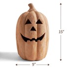 Handmade Terracotta Pumpkin Jack O  Lantern Fall Decor Outdoor Indoor