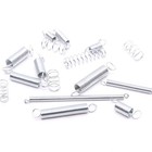 200 Pcs Zinc Plated Extension Compression Industry Spring Assortment Kit Set