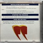 Vintage 1990s Great Bear The New American Library Of Quotes Windows Cd-rom