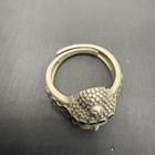 Adjustable Silver Plated Sun Buddha Open Ring Men Women