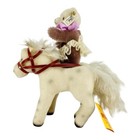Rare 1991 Steiff Golden Age Of The Circus Bear Back Rider 2pc Horse Set 650550