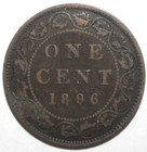 Canada - One Cent Coin 1896 - Km  7 - Canadian Queen Victoria 1
