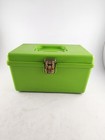 Vintage Retro Wilson Wil-hold Green Plastic Sewing Box With Tray 9 75    