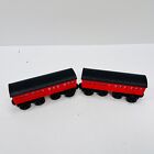 Wooden Railway  Compatible Passenger Coach s Red Custom Thomas   Friends Brio