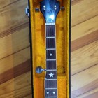 Pristine Vintage 70 s Ozark  Star 5-string Bottlecap Tenor Banjo  22-fret case