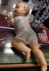 Antique Gebruder Heubach Porcelain Piano Baby With Cat