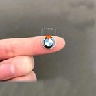 5pcs X 11 Mm Sticker Emblem Replacement Fit For Bmw Key Fob Remote Badge