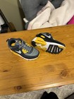 Nike Air Max 90 Unisex Kids Us 10 Low Top Lace-up Sneaker Gray black yellow