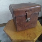 Vintage Japanese Surveying Transit Compass Telescope W  Leather Case Plumb Bob