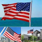 Us Nylon American Flag 5x8ft Heavy Duty Extra Large Flag Stars Brass Grommets
