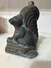 Vintage Rare Signed Rainbird Squirrel Statue Ornment Lawn Garden Water Sprinkler