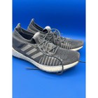 Adidas Pureboost Hd Men   s 8 5 Running Shoes Gray Knit Sneakers Trainers