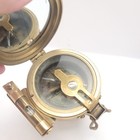 Mainland Smith Brass Compass Hand Vintage Antique
