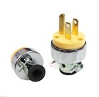 Lot Of 2 Replacement 3-prong Male Electrical Plug Heavy-duty Free Shipping