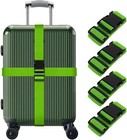 4 Packs Luggage Straps For Suitcase  Heavy Duty And Quick-release Buckle 