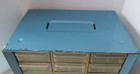Vintage Metal Akro-mils 15 Drawer Small Parts Storage Organizer Cabinet Bins