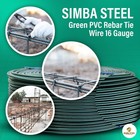 Green Rebar Tie Wire  16 Gage Pvc Coated  3 0 Lb Rolls 1 - 100 Qty Simba Steel