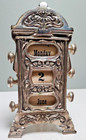 Art Nouveau Metal Perpetual Desk Calender